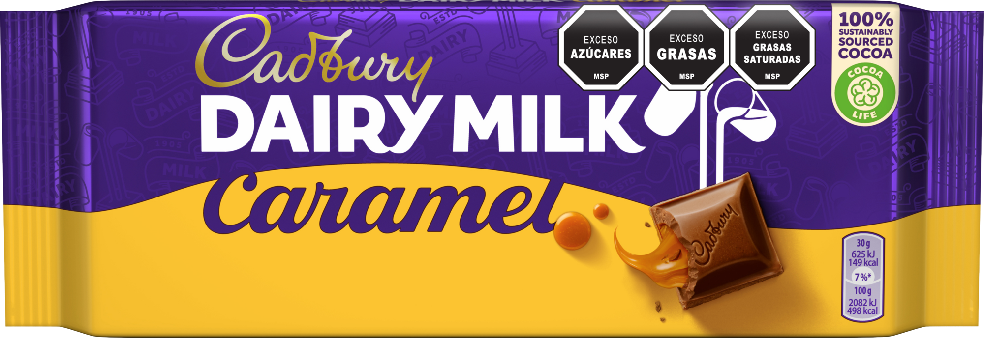 Cadbury Dairy Milk Caramel 180g - Nerilan Uruguay